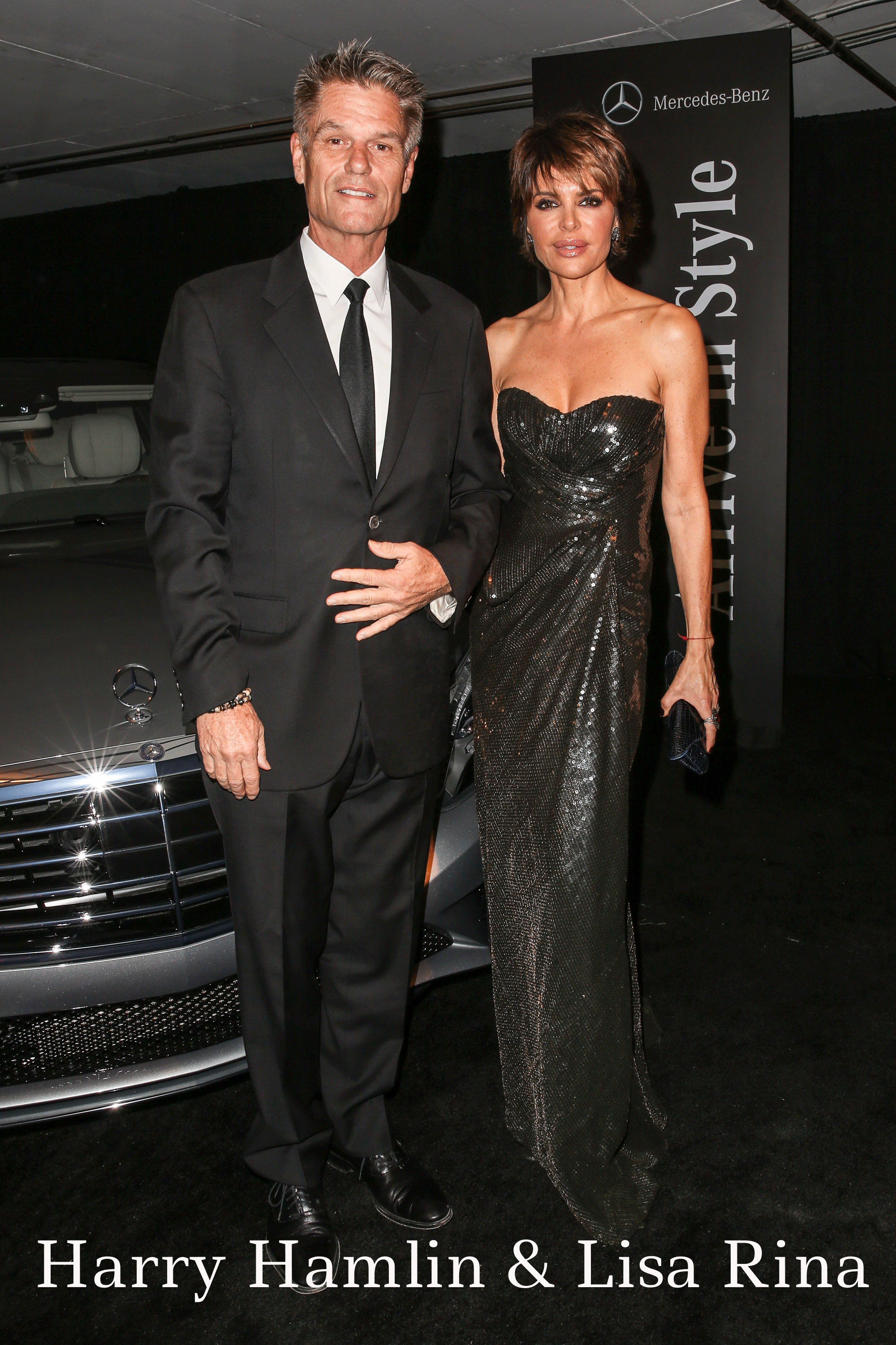 Harry Hamlin and Lisa Rinna