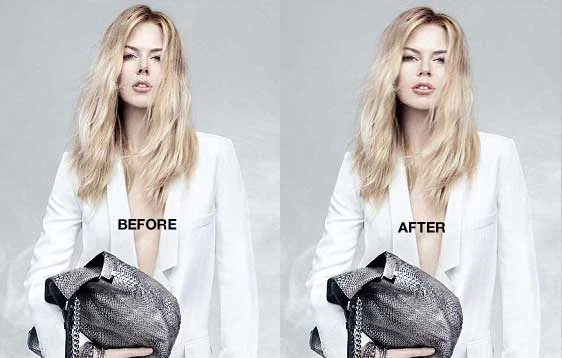 My solution? I "unthinned" her face. Rotated her left eye. Fixed her nostrils. 