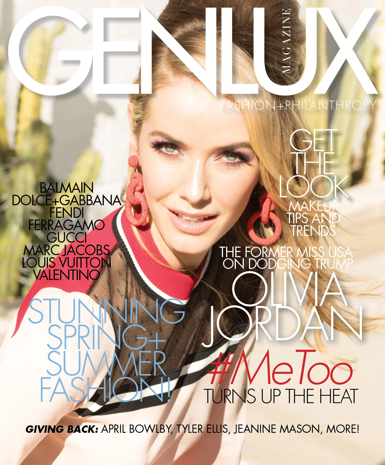 Olivia Jordan in @GENLUX Spring/Summer Issue