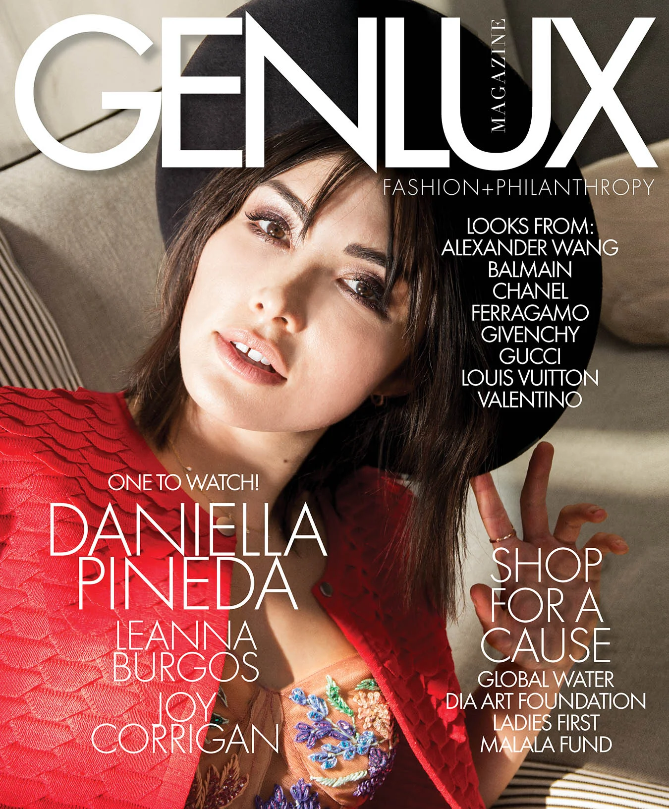 Genlux issue featuring cover girl Daniella Pineda