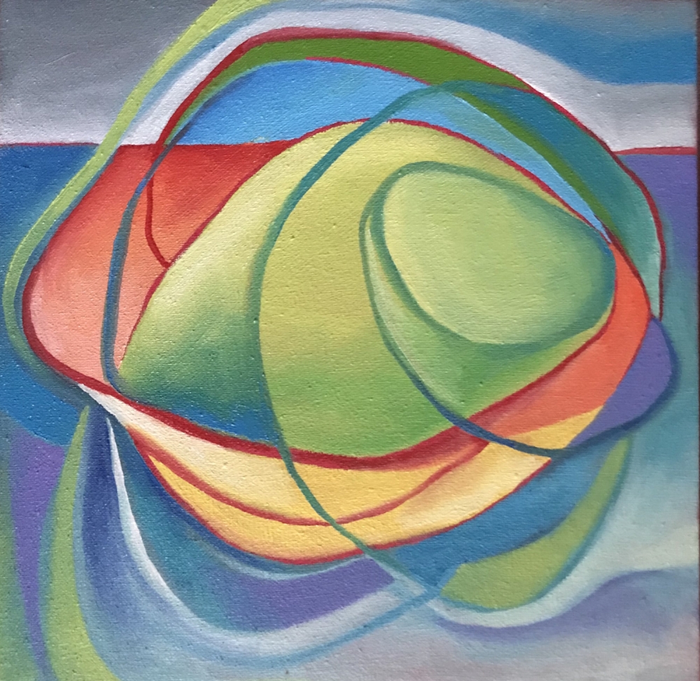 (dis)connected study, oil on canvas sold