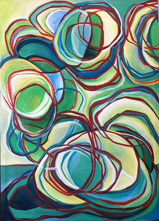 Settle, oil on canvas 40"x30" sold