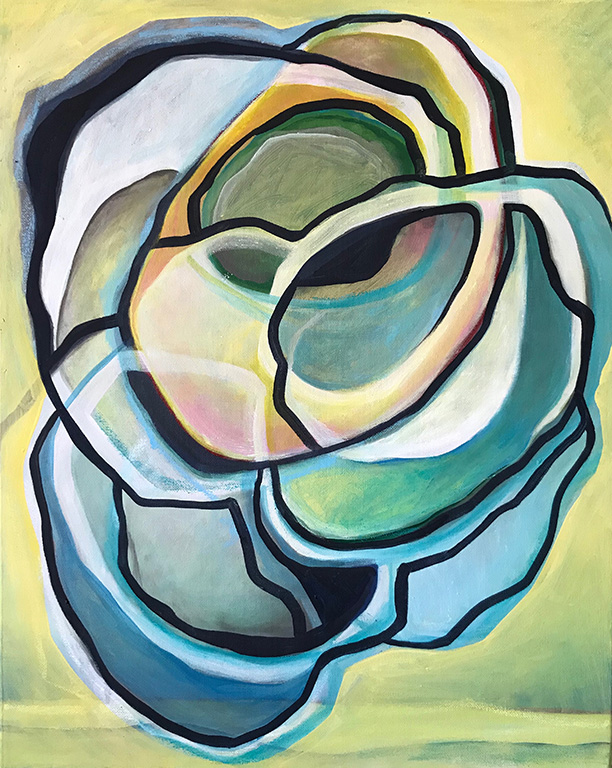 Shift, oil on canvas 20"x16"