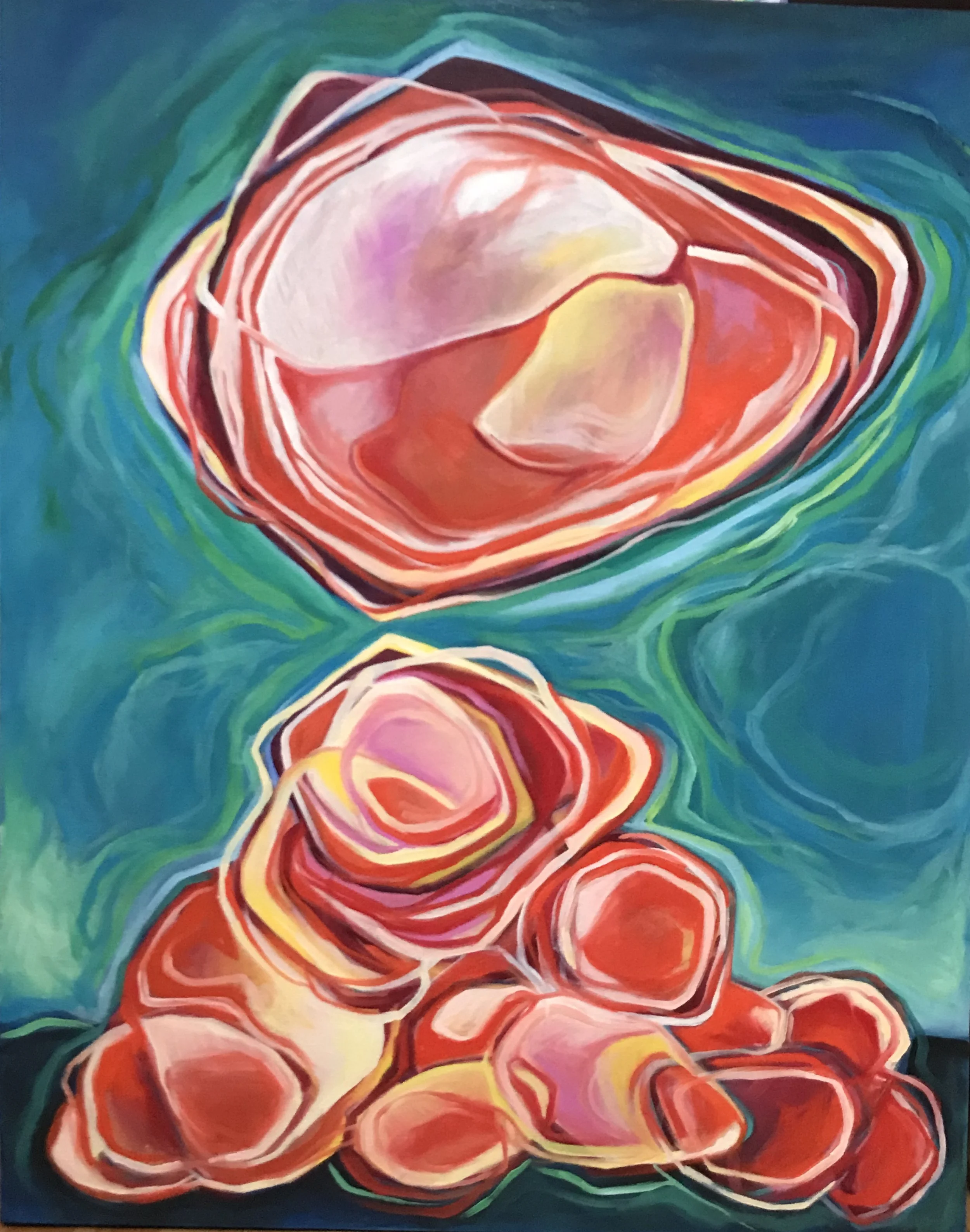 Barometer Failing, Oil on Canvas 48"x38"