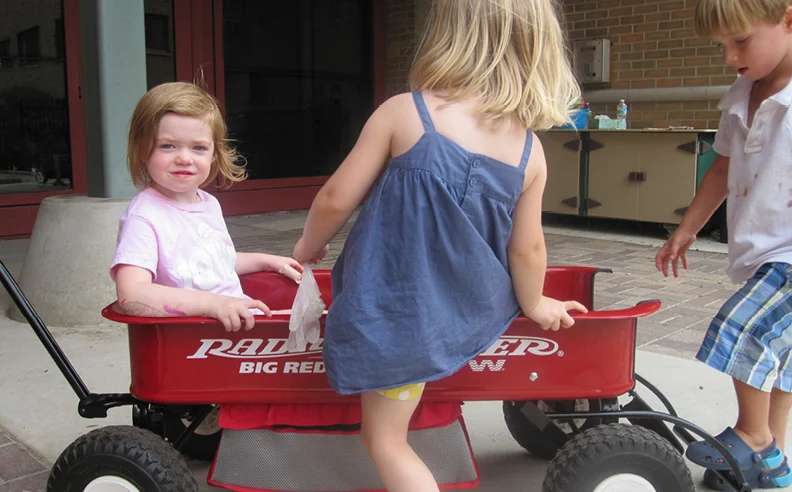 Prototypes are built with the highest degree of safety and then subject to child testing.