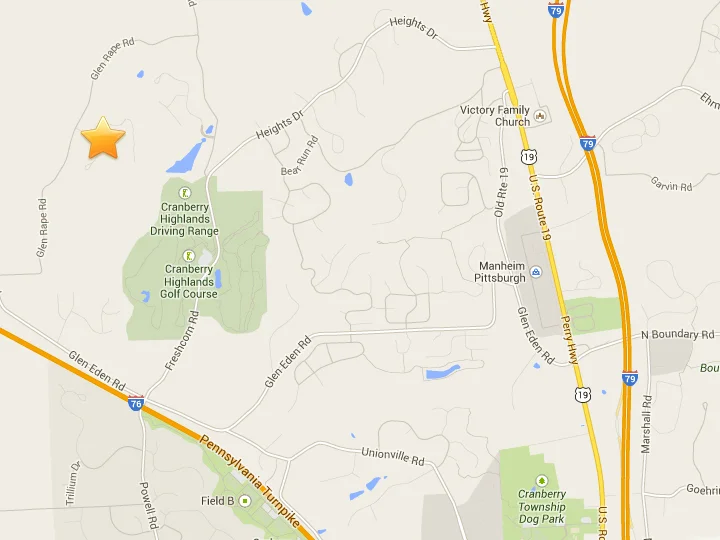 Wakefield Estates are located off Glen Rape Rd. in Cranberry Township, PA. To view a model, please contact Kim Maier (724-316-3124) at Berkshire Hathaway Home Services or email us at info@tdkelly.com .