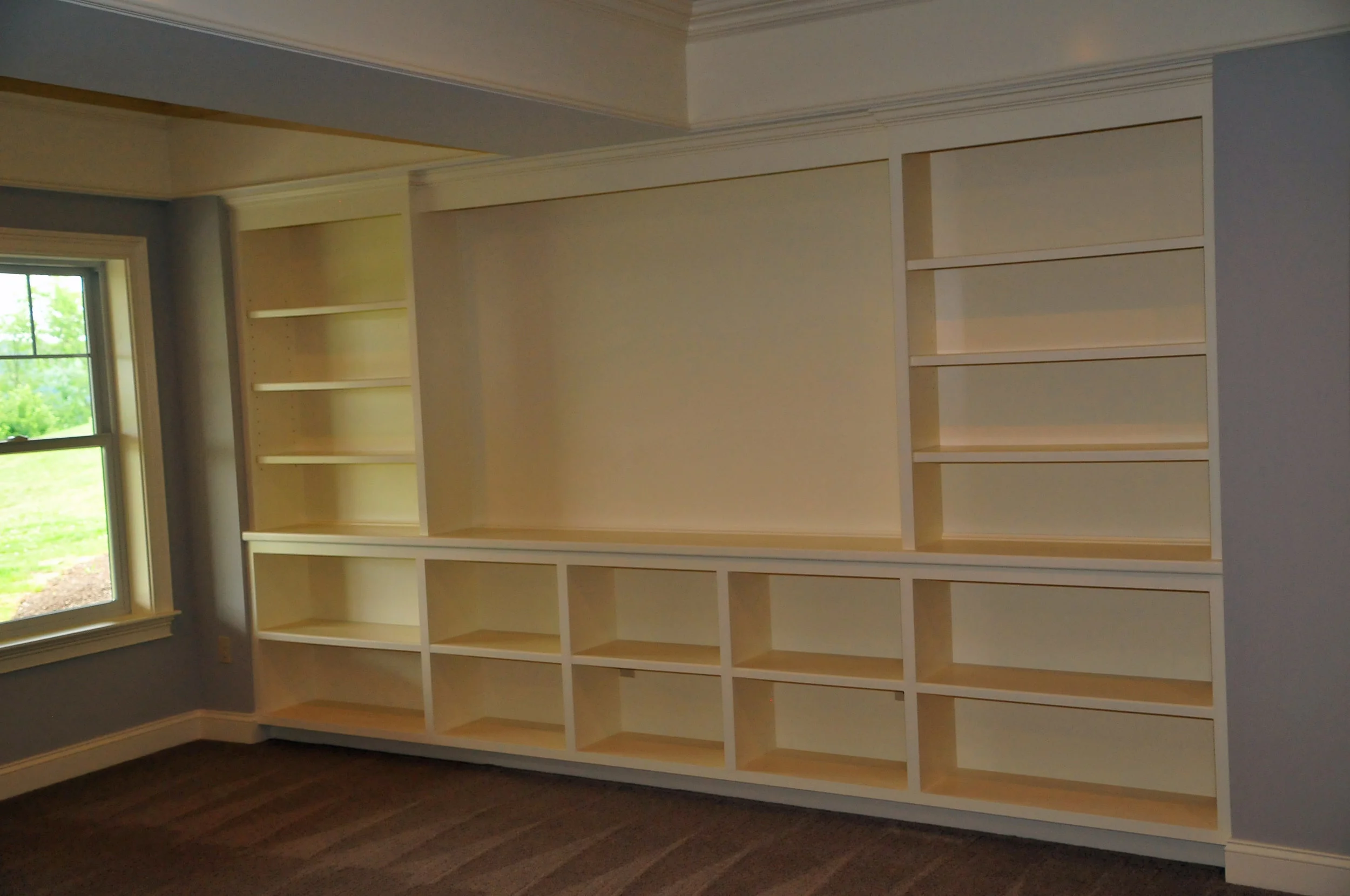 Custom Built-in Shelves