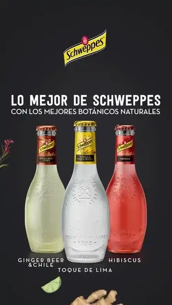 Schweppes Selection Gama - Fotografía de producto premium -Alfonso + Alicia Studio - Alfonso Herranz -