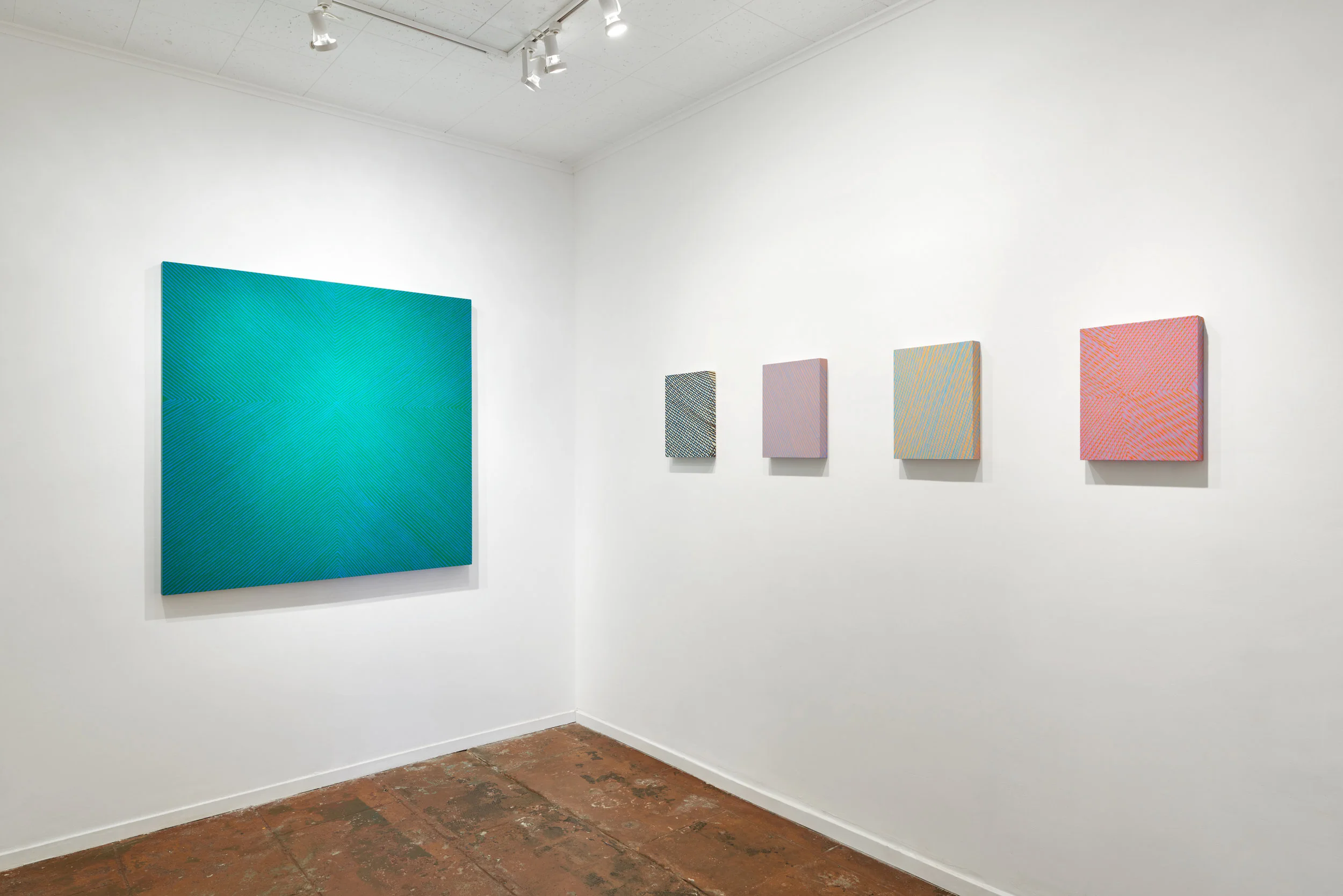 Installation view: COLOR CHANT, Solo show at Chandra Cerrito Contemporary, 2015.