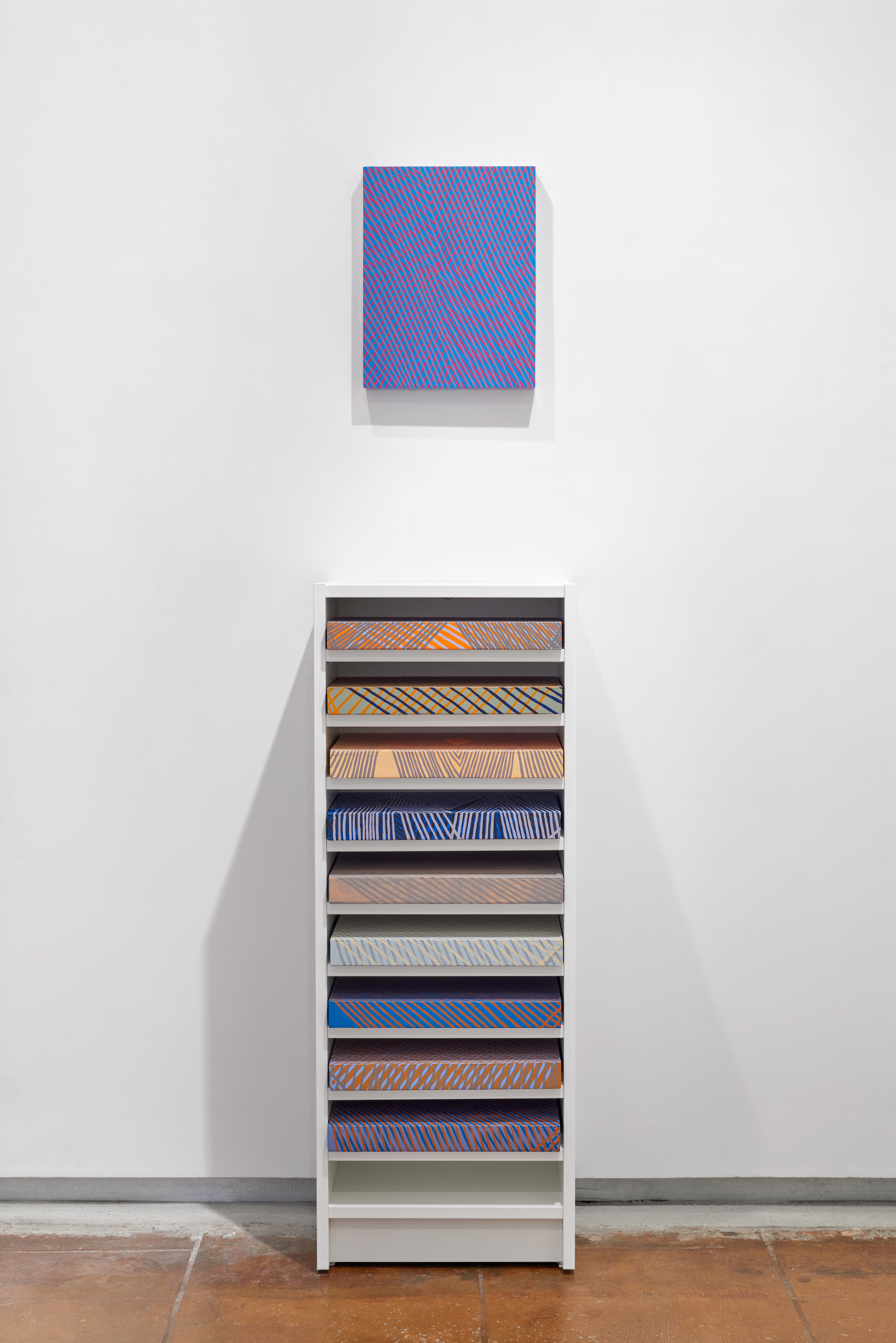 Installation view: COLOR CHANT, Solo show at Chandra Cerrito Contemporary, 2015.