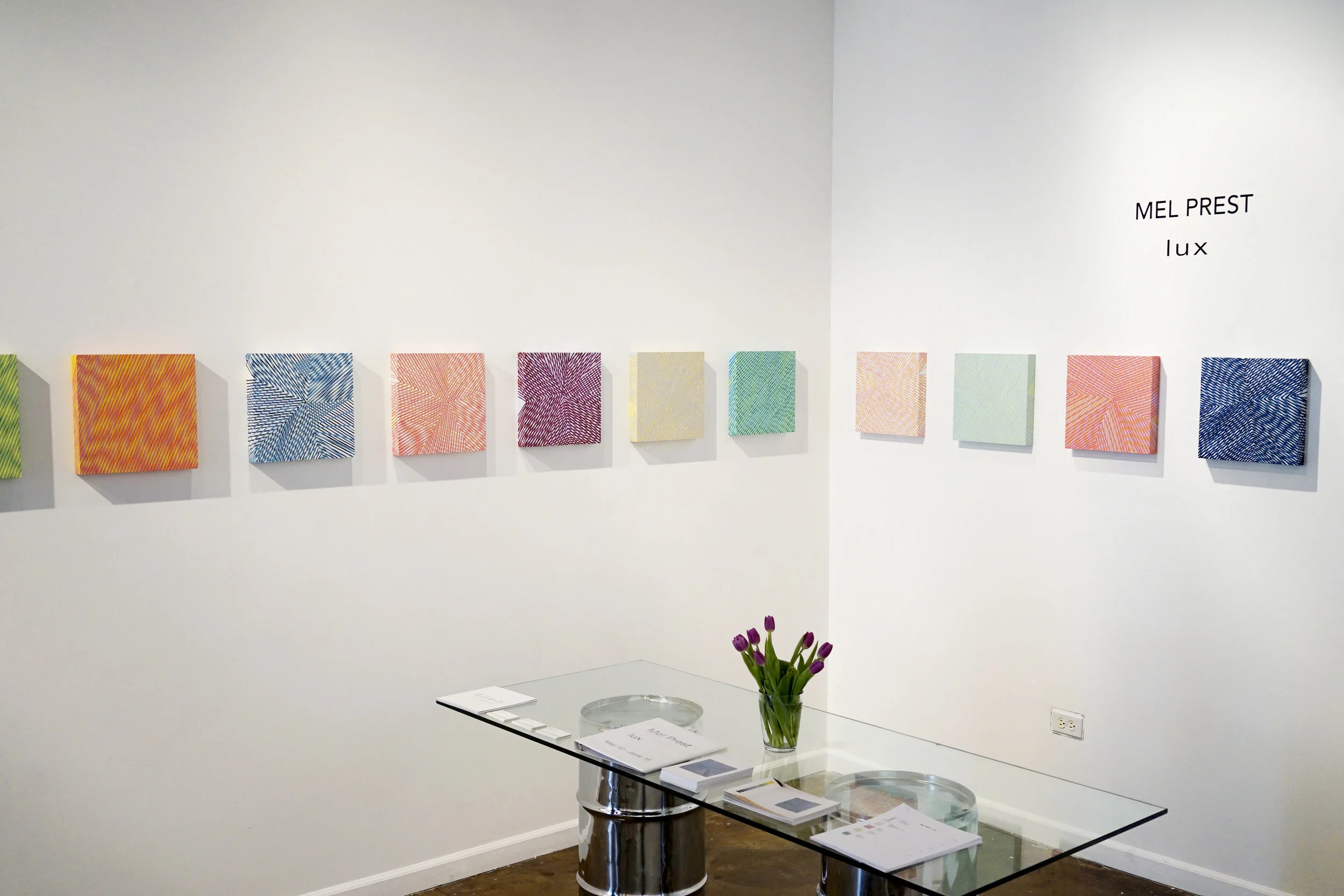 Installation view: lux, Solo Show, Galleri Urbane, 2018.
