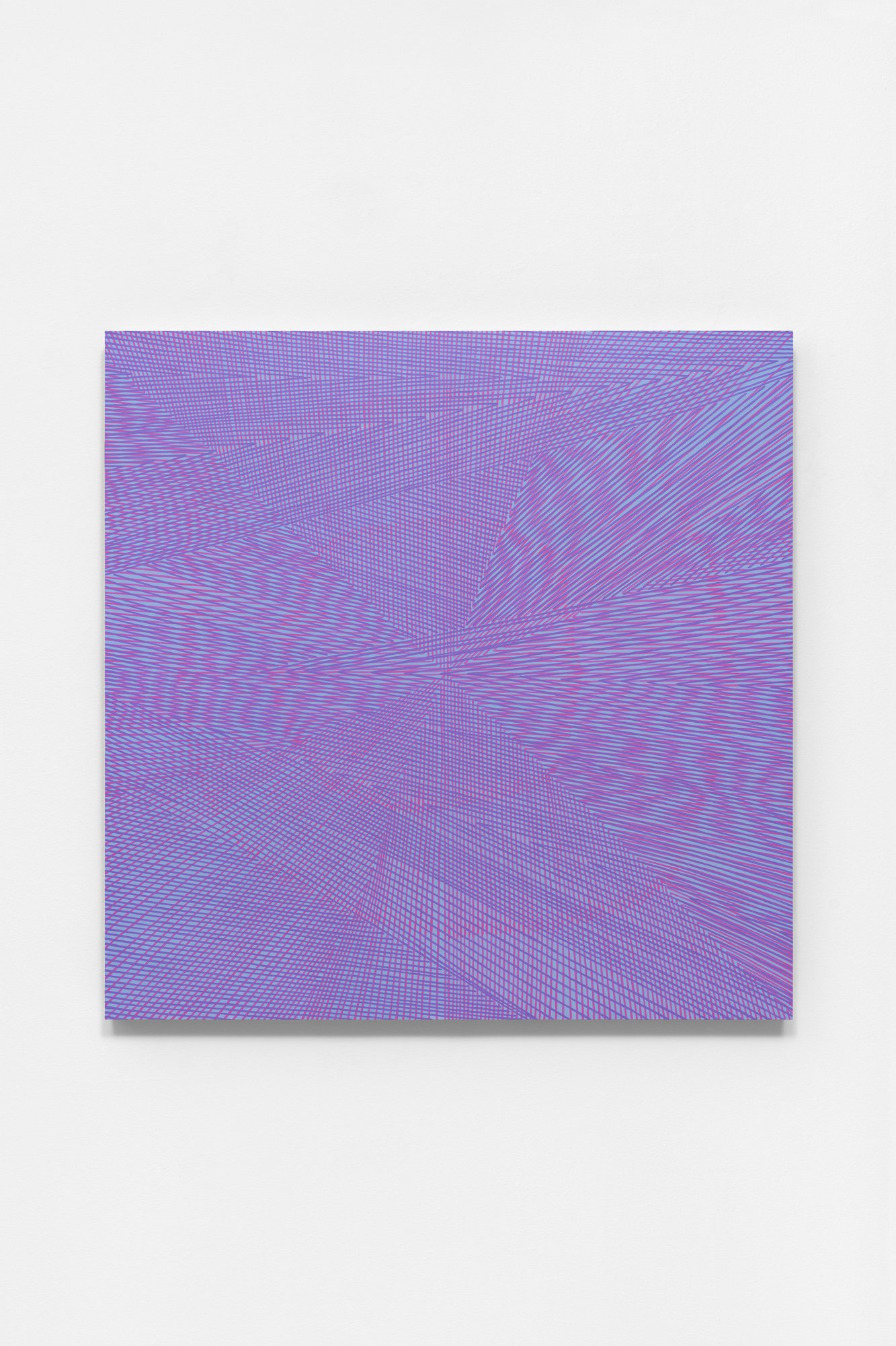 Arrow Wing, 2025, acrylic on panel, 48x48x2 inches