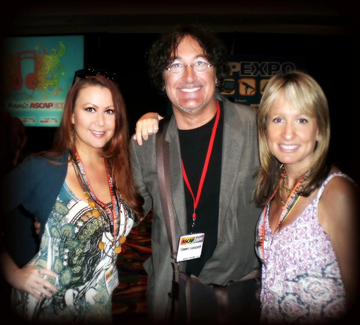 Brooke Lundy(Creative Dir.), Tommy Faragher(GLEE) & Gail at ASCAP EXPO 2011