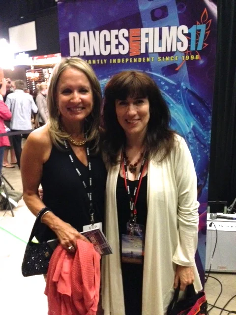 Gail Vareilles and Cindy Baer at "The Odd Brodsky" premier in LA