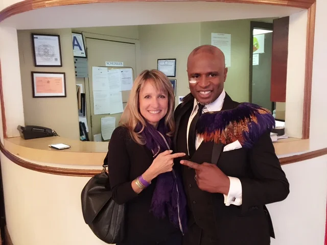 Alex Boye and Gail at Americas Got Talent
