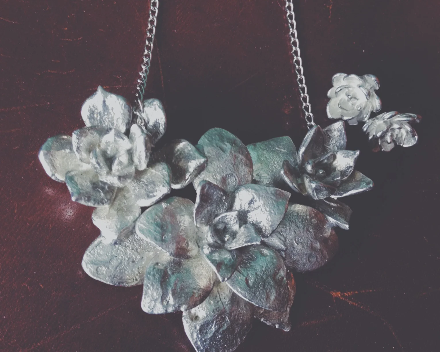 tyramin jewelry www.tyramin.com succulent necklace