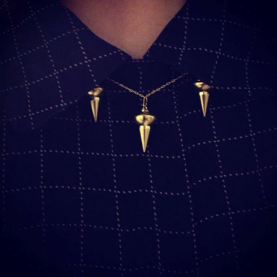 tyramin jewelry necklace spikes