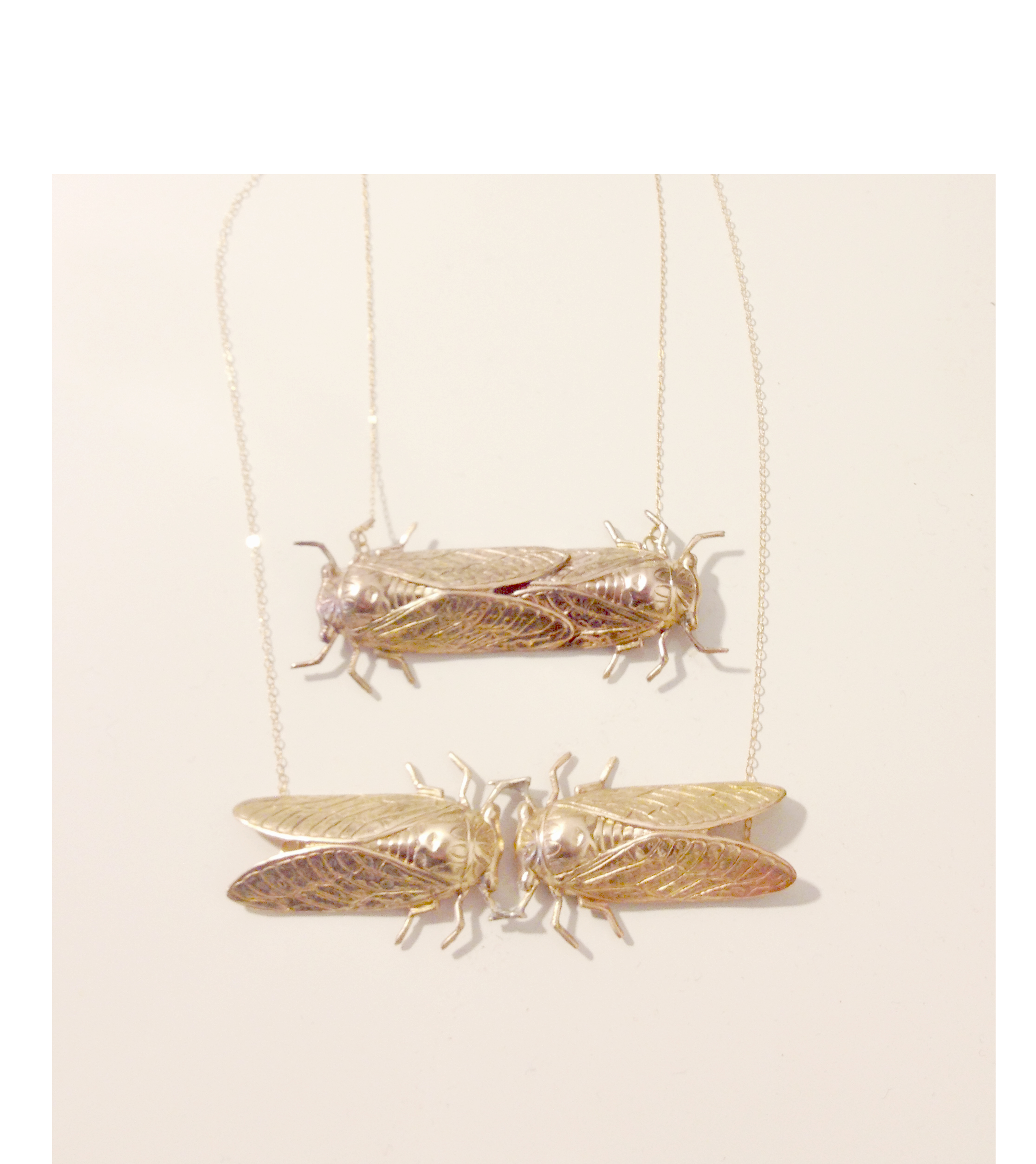 Tyramin Cicada Necklaces