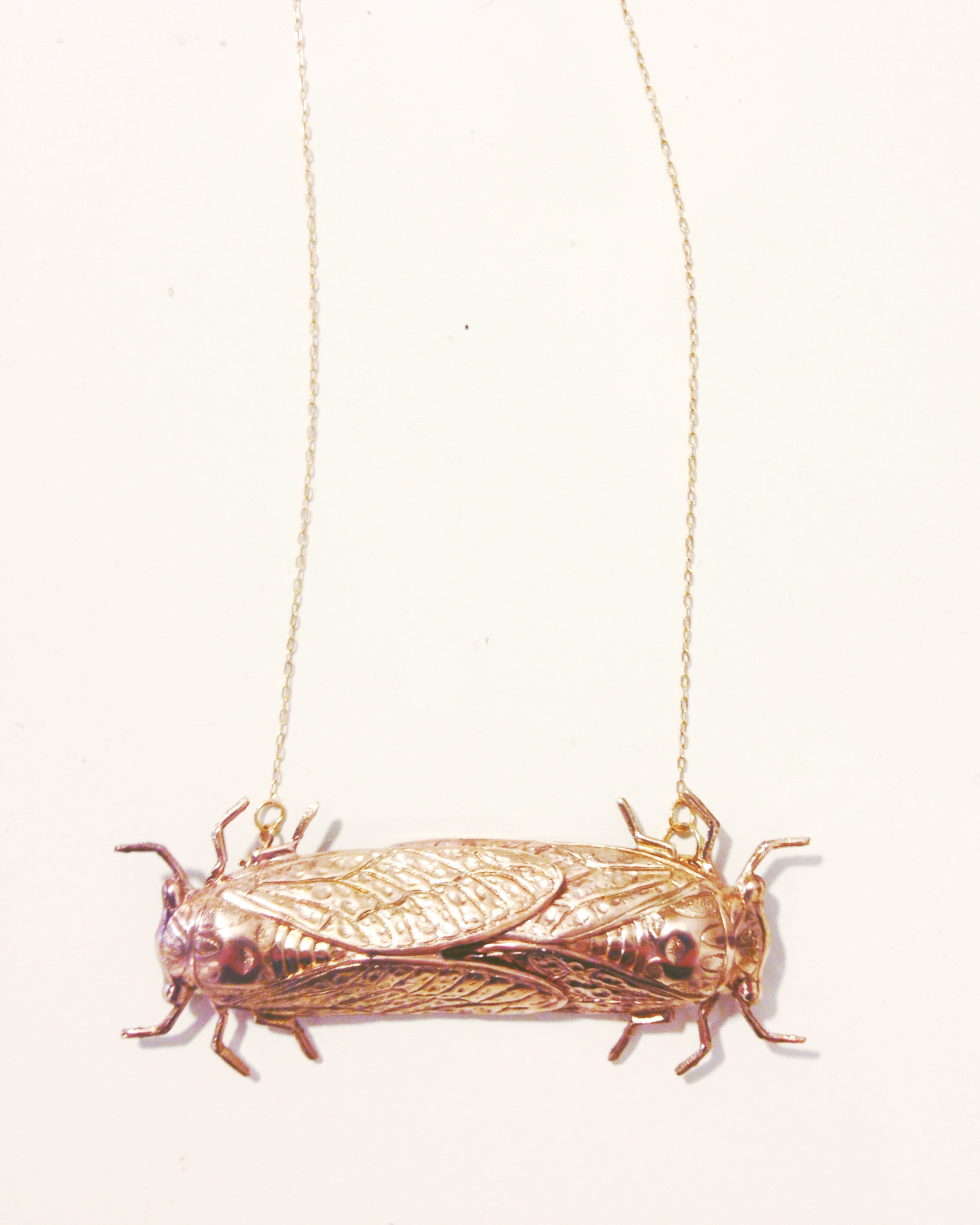 Tyramin Mating Cicada Necklace