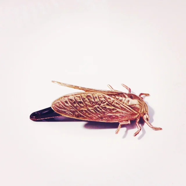 Tyramin Cicada Barrette