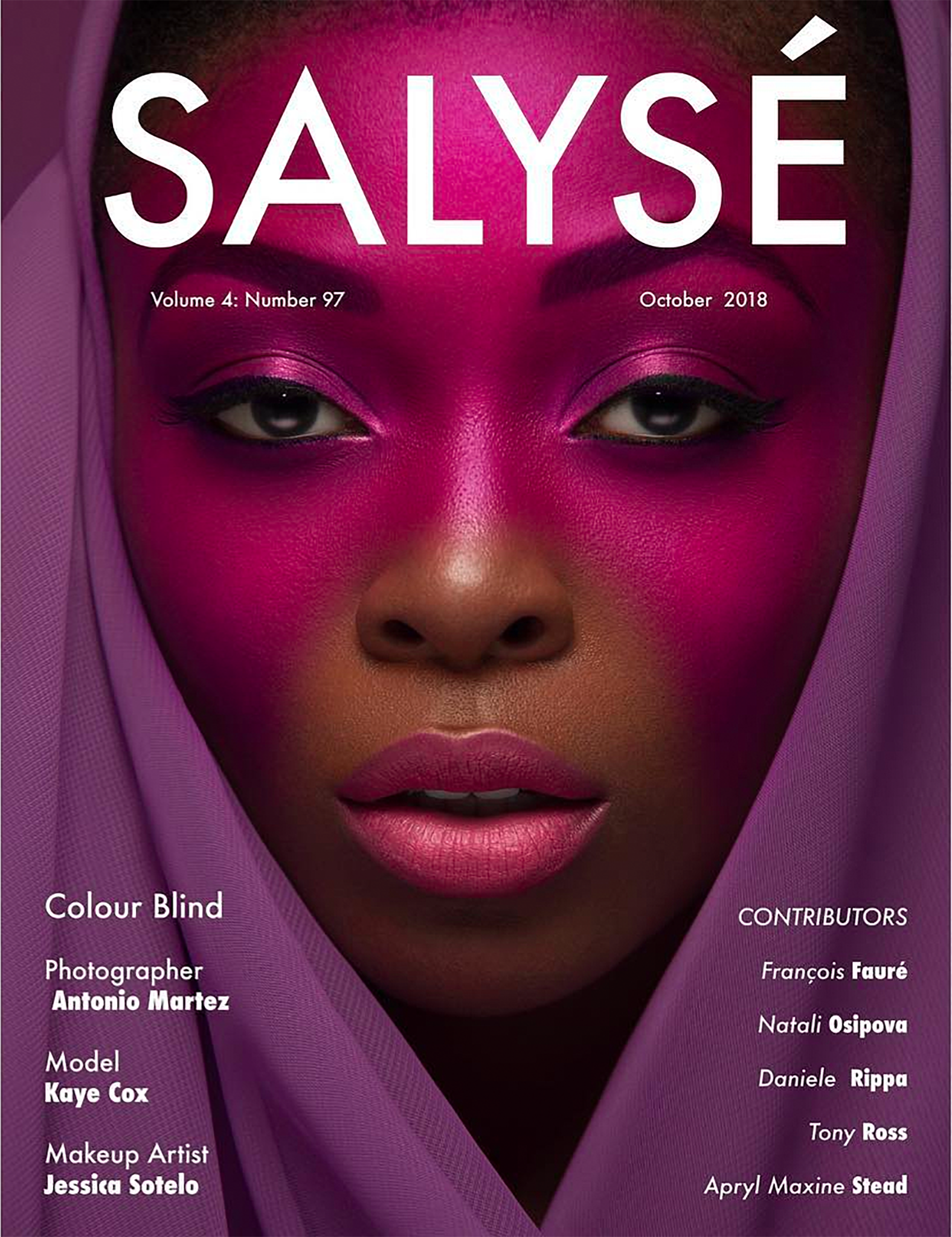 Salysé Magazine - October 2018 Cover by Antonio Martez