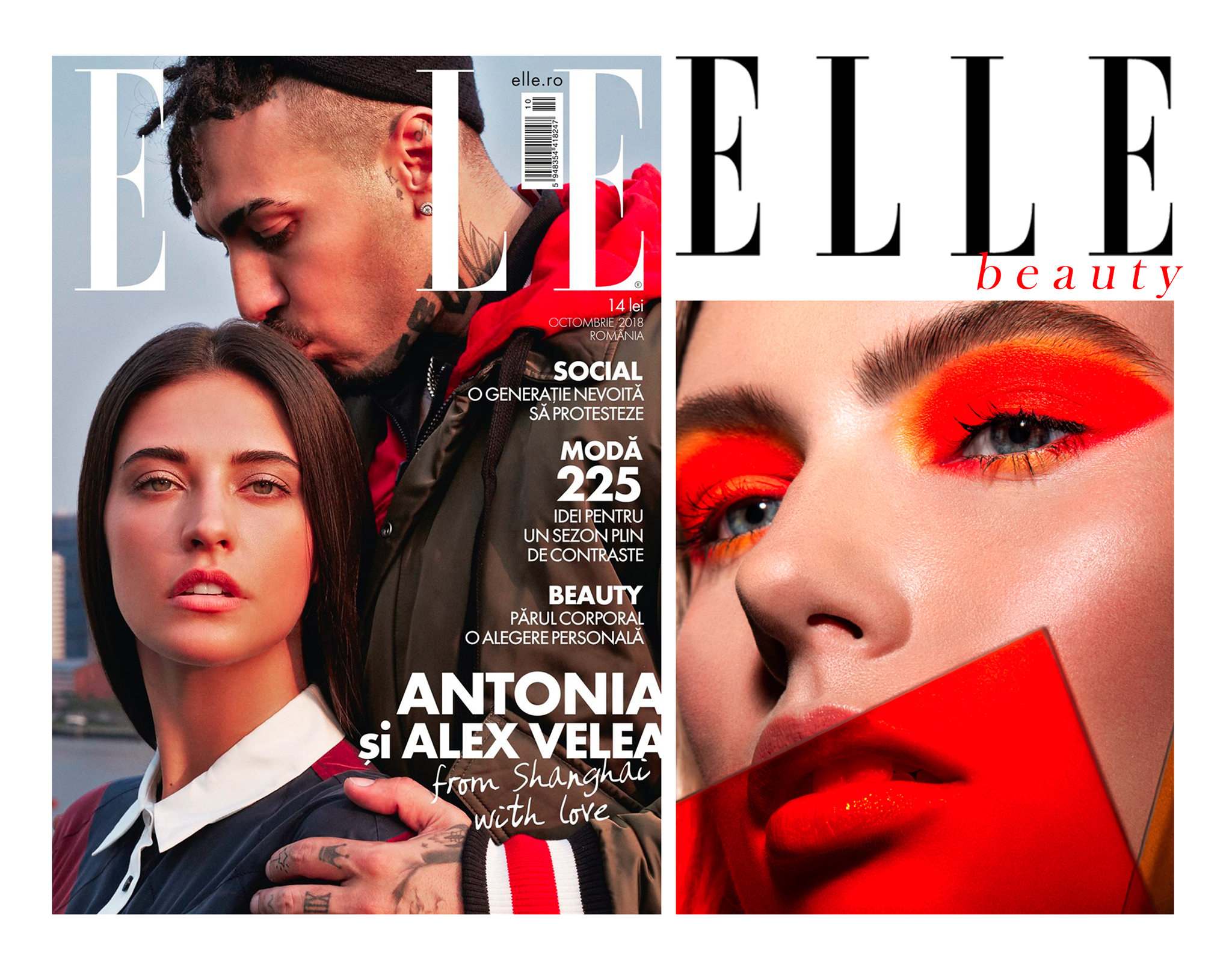 Elle Magazine, Romania's October 2018 Edition featuring OYG BIV by Antonio Martez