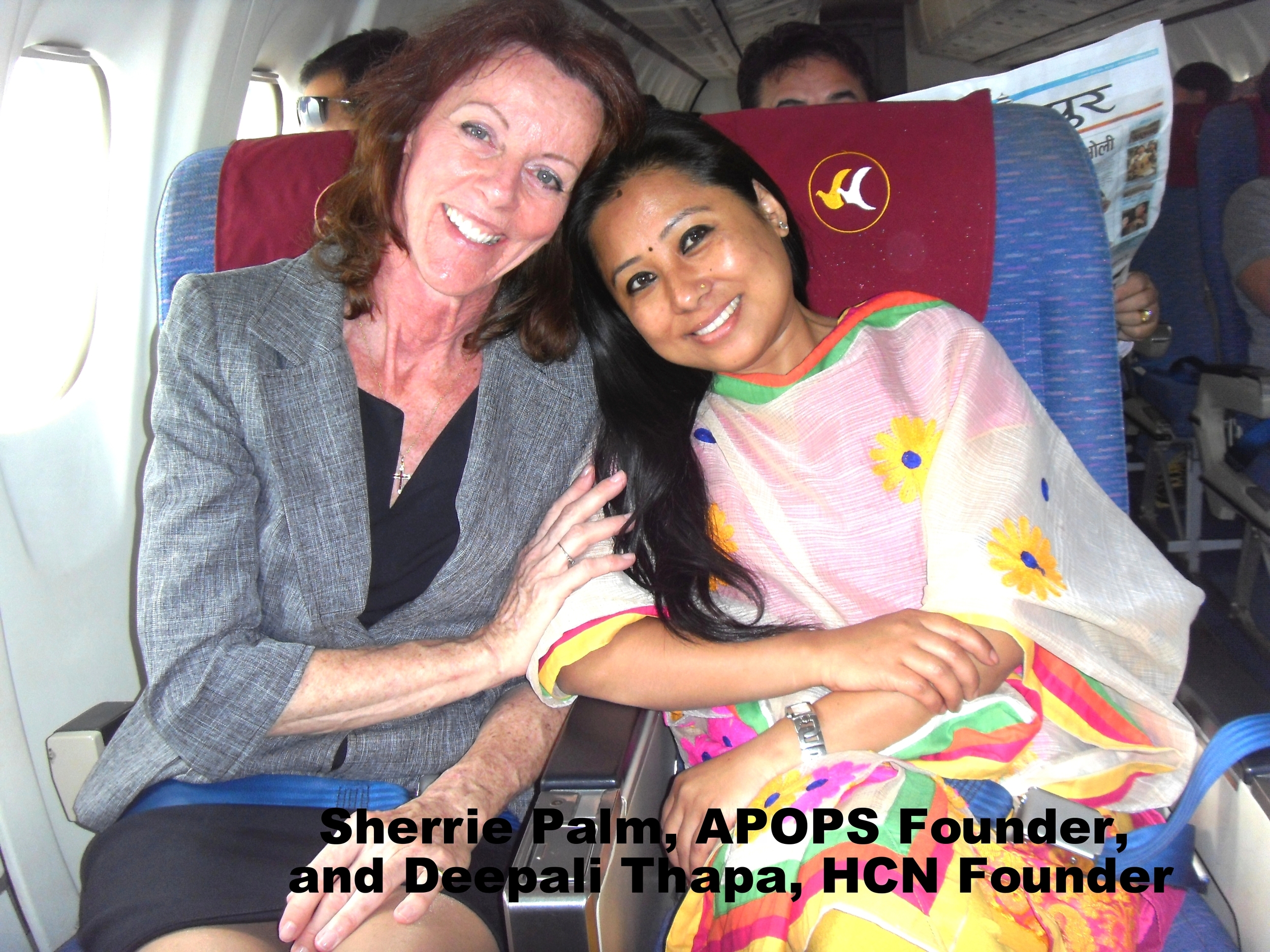  Sherrie Palm &amp; HCN Founder Deepali Thapa. 