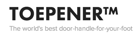 Toepener™ | The World's Best Door-Handle-For-Your-Foot
