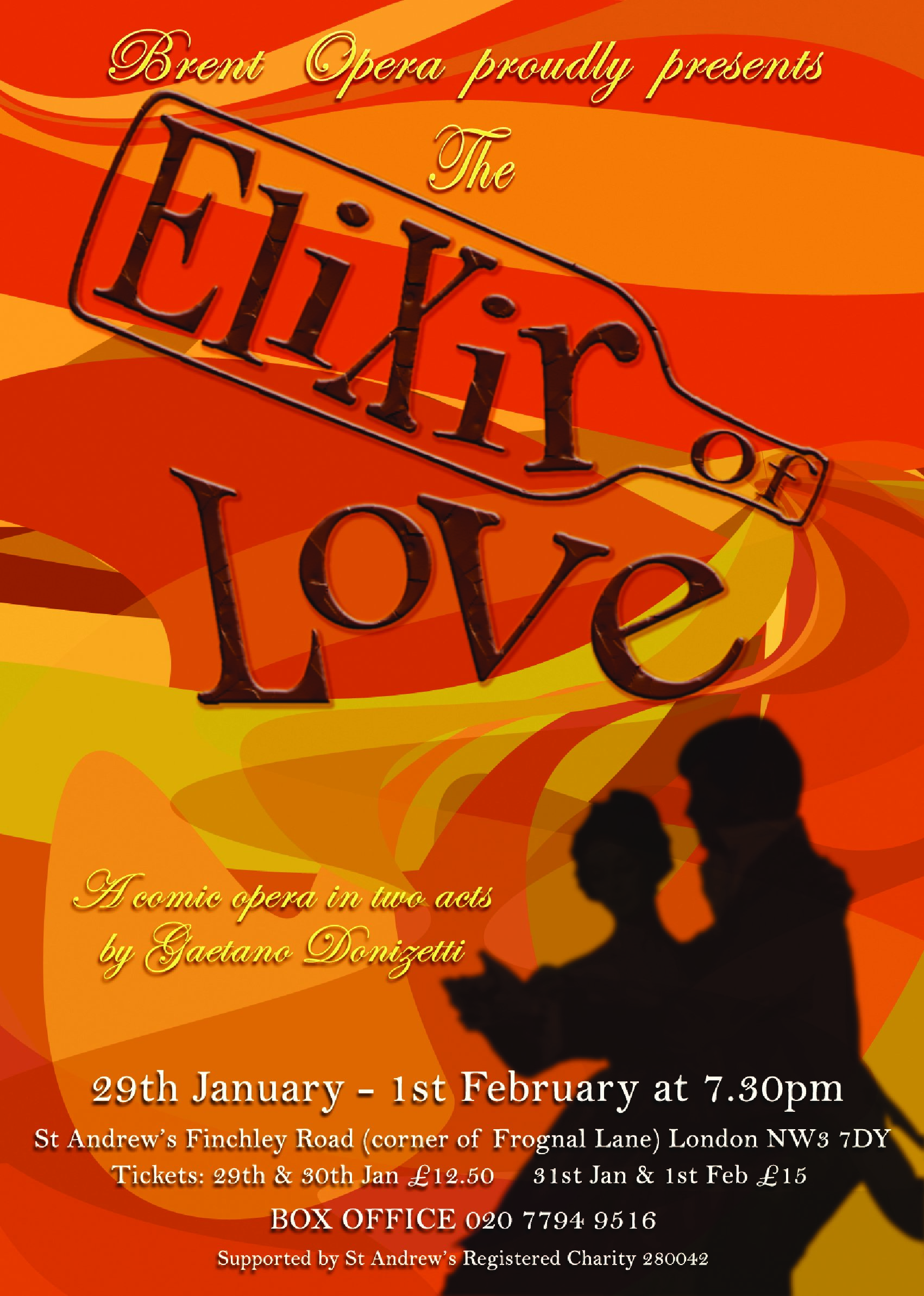 The Elixir of Love (Gaetano Donizetti): BRENT OPERA