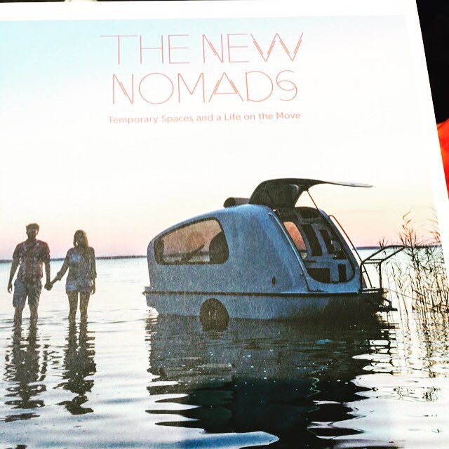 Designs by nomads ... Inspiring book #nomad #travel #smallspacedesign