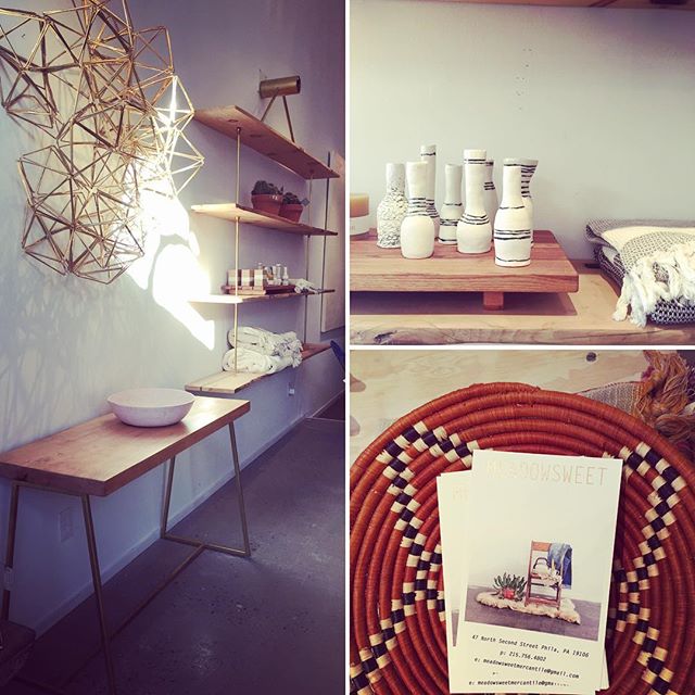 Visit to my favorite shop in town - Meadowsweet Mercantile. Check them out on 2nd Street. 
#oldcityshop #boutique #design