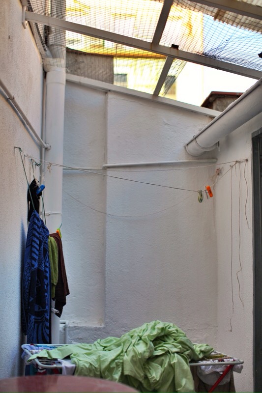 Where the family we stayed with dried their clothes and did their laundry. I really liked this room.