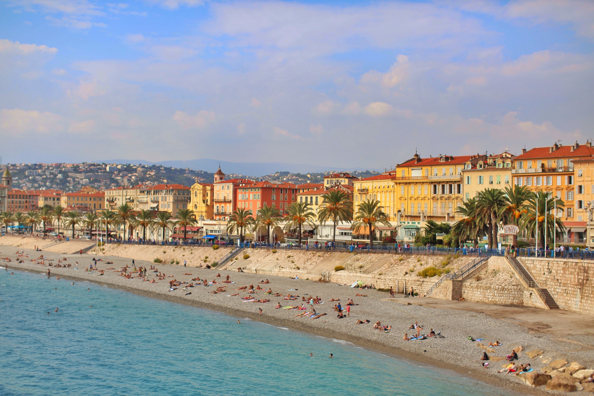 the South of France is the beach to be at. Literally, everyone was tan.