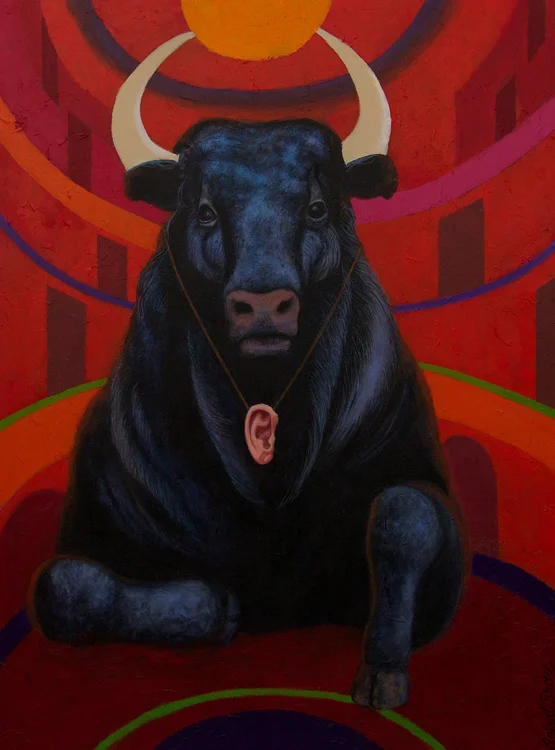 The Brave Bull ( with man's ear)