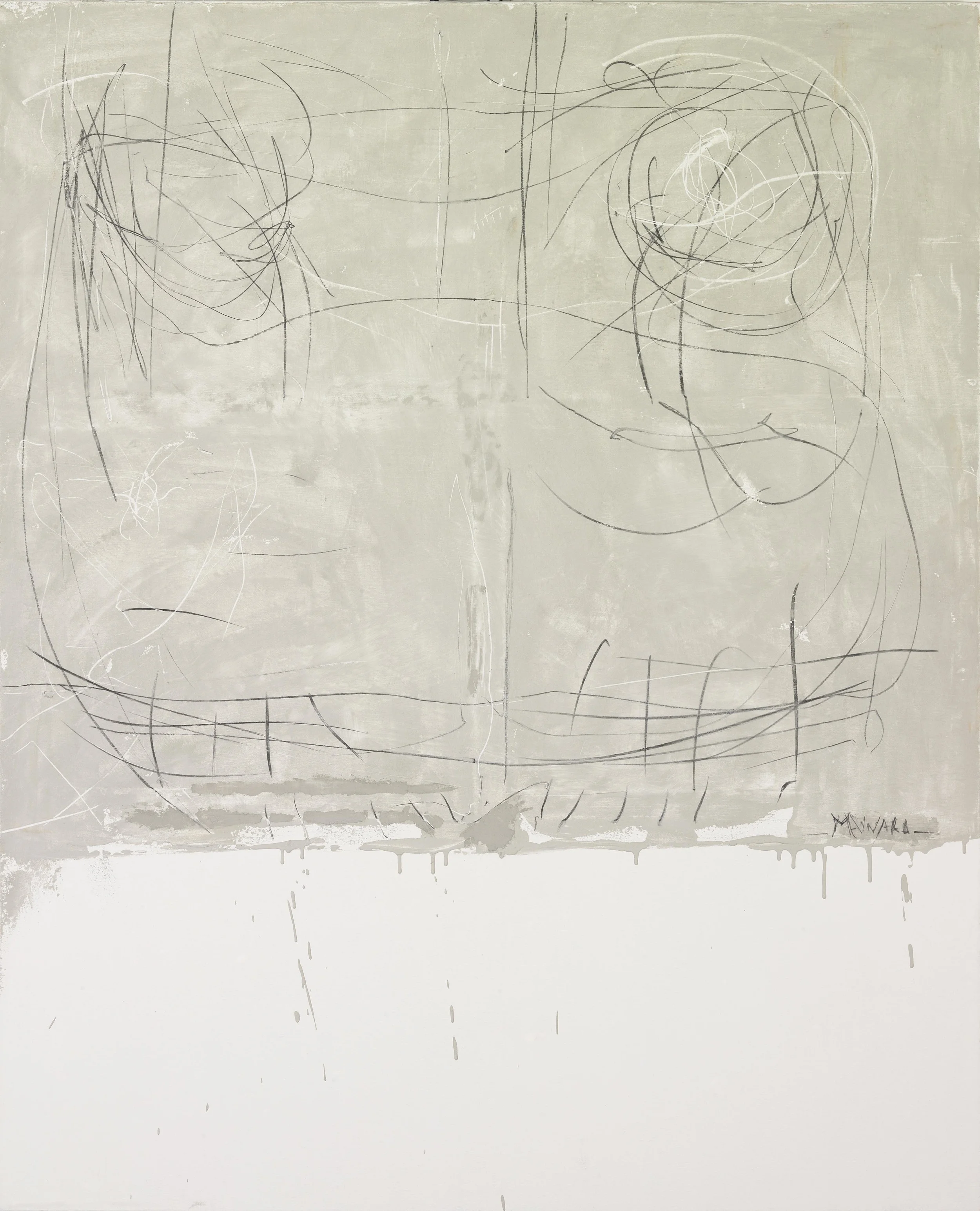 Technique mixte on canvas - size 130 x 160 cm / 51 x 63 inches