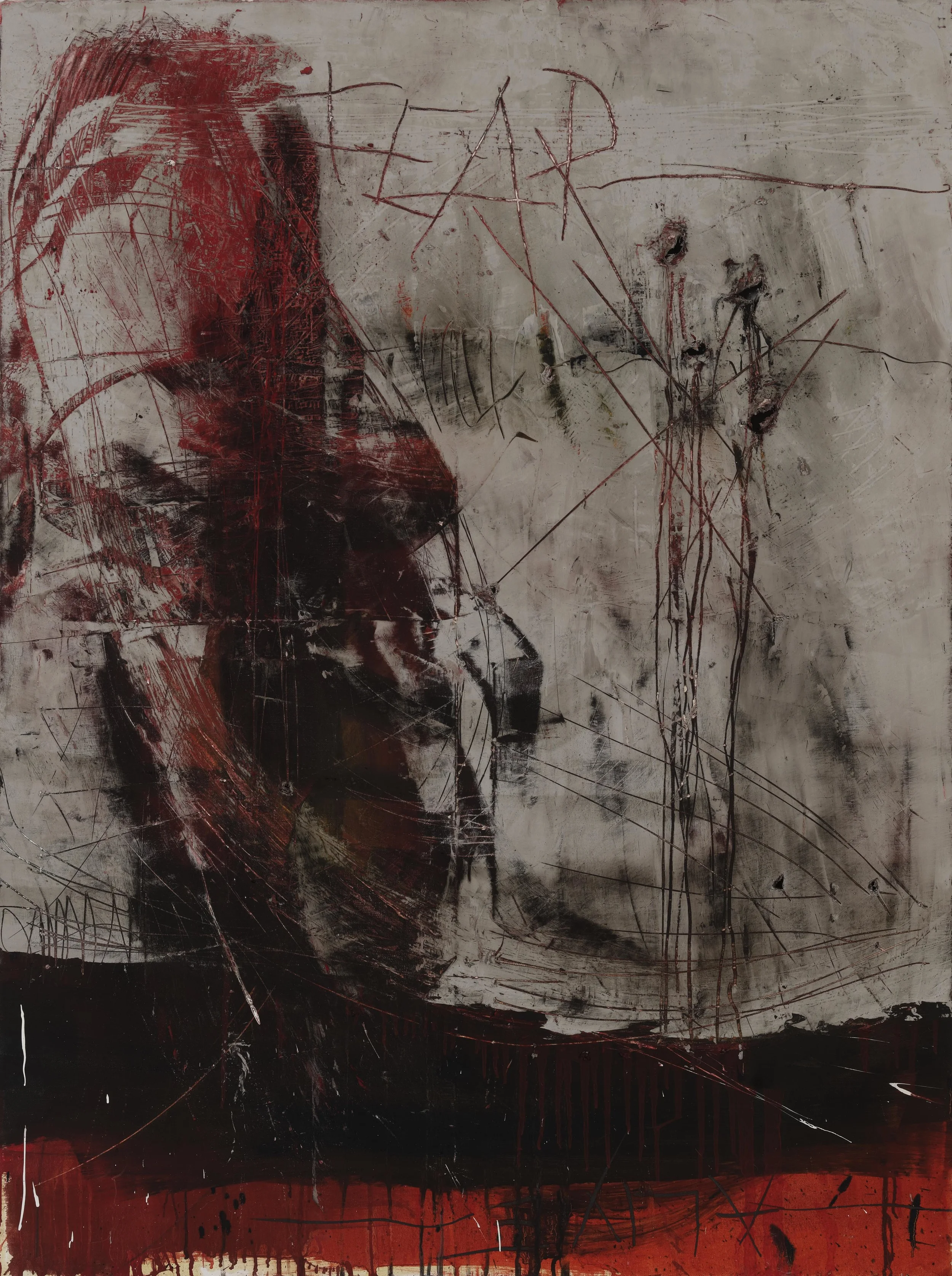 Technique mixte - size 100 x 130 cm / 39 x 51 inches