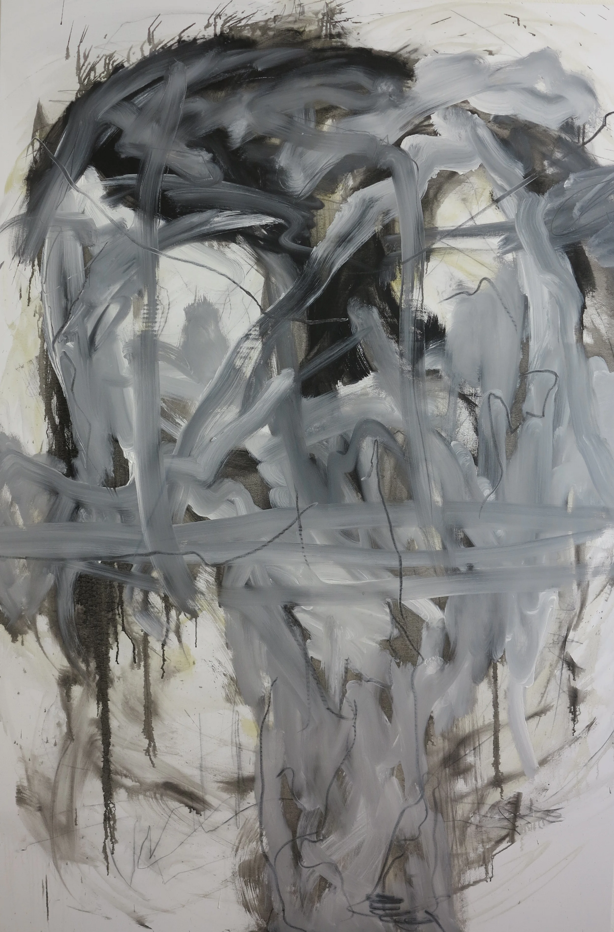 Oil on canvas - size 130 x 200 cm / 51 x 79 inches