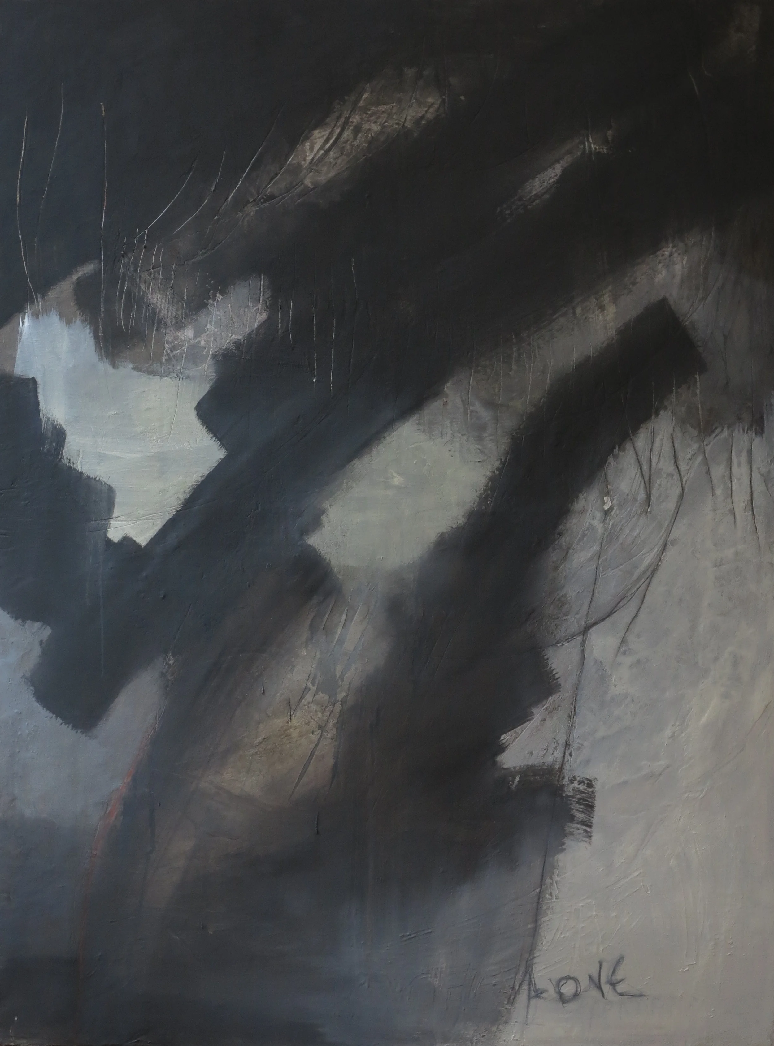 Technique mixte - size 100x130 cm / 39x51 inches