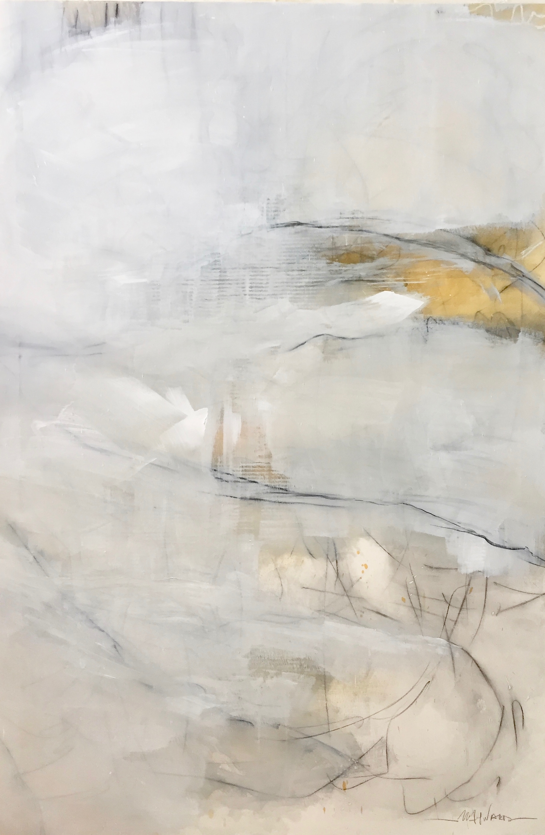 Oil on canvas - size 130 x 200 cm / 51 x 79 inches