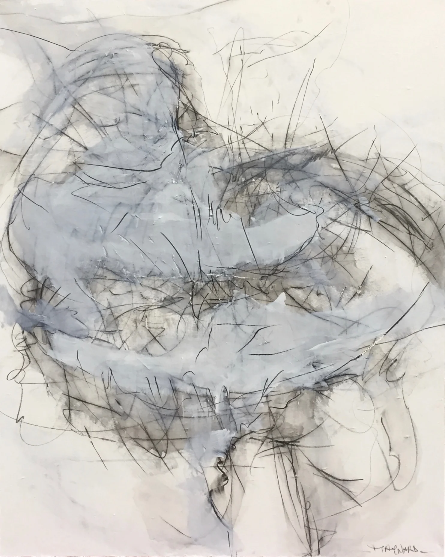 Oil on canvas - size 160x130 cm / 63x51 inches