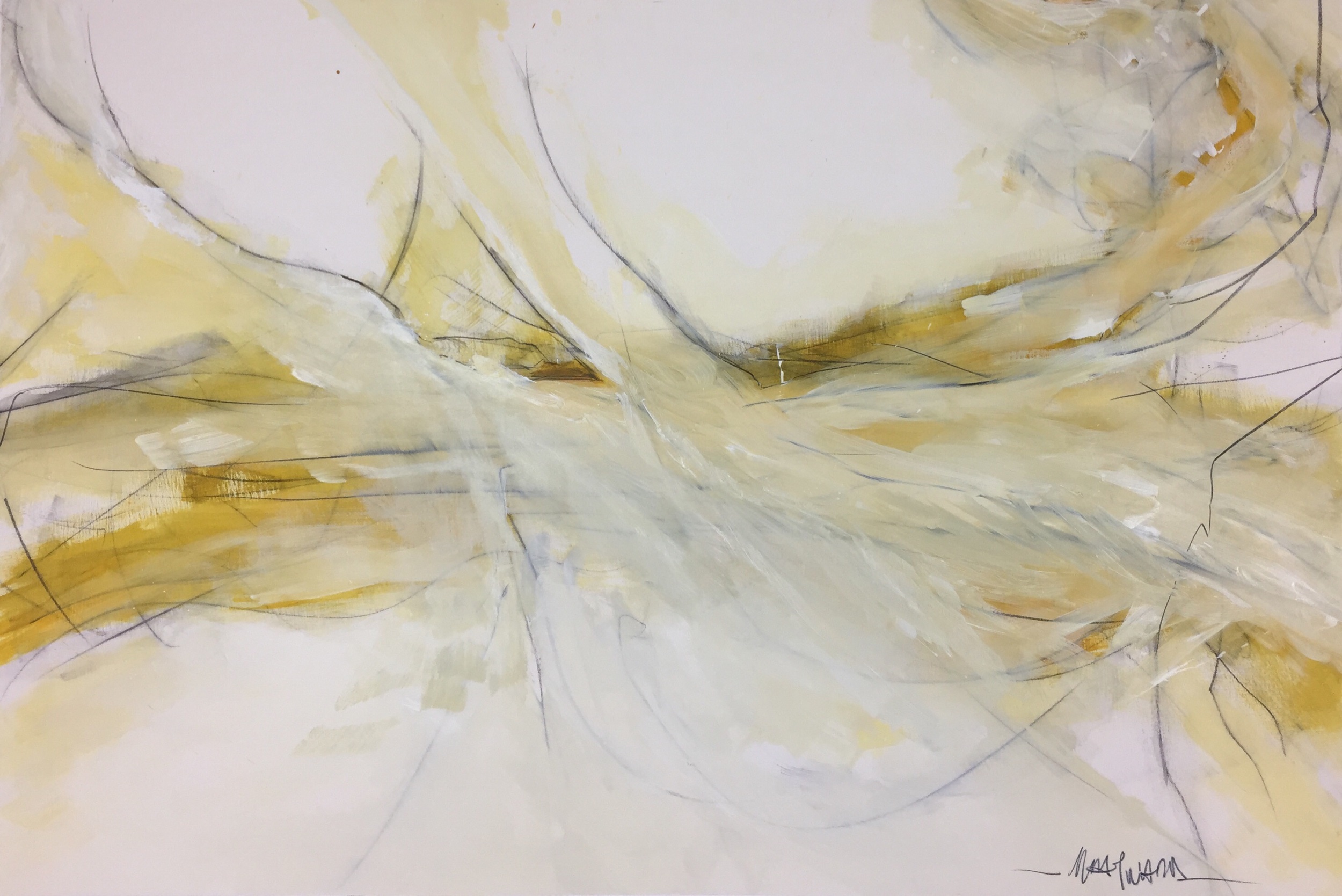 Oil and graphite on canvas - 32x48”