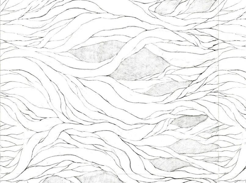 Run Forever (drawing) , graphite, 2013