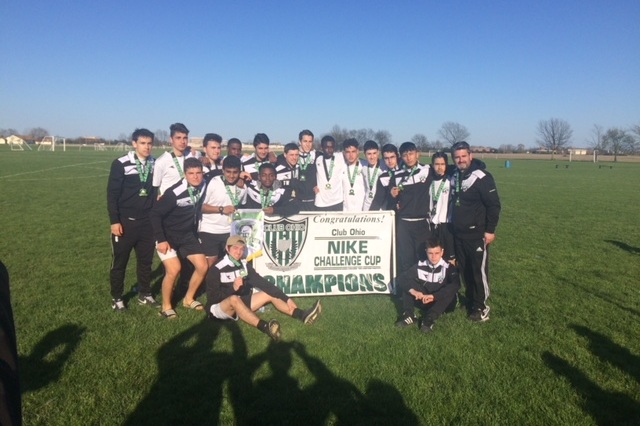 April 29, 2018. Congratulations to our Boys 2000 Competitive team who won the Club Ohio Nike Challenge Cup. We are all so proud of you!