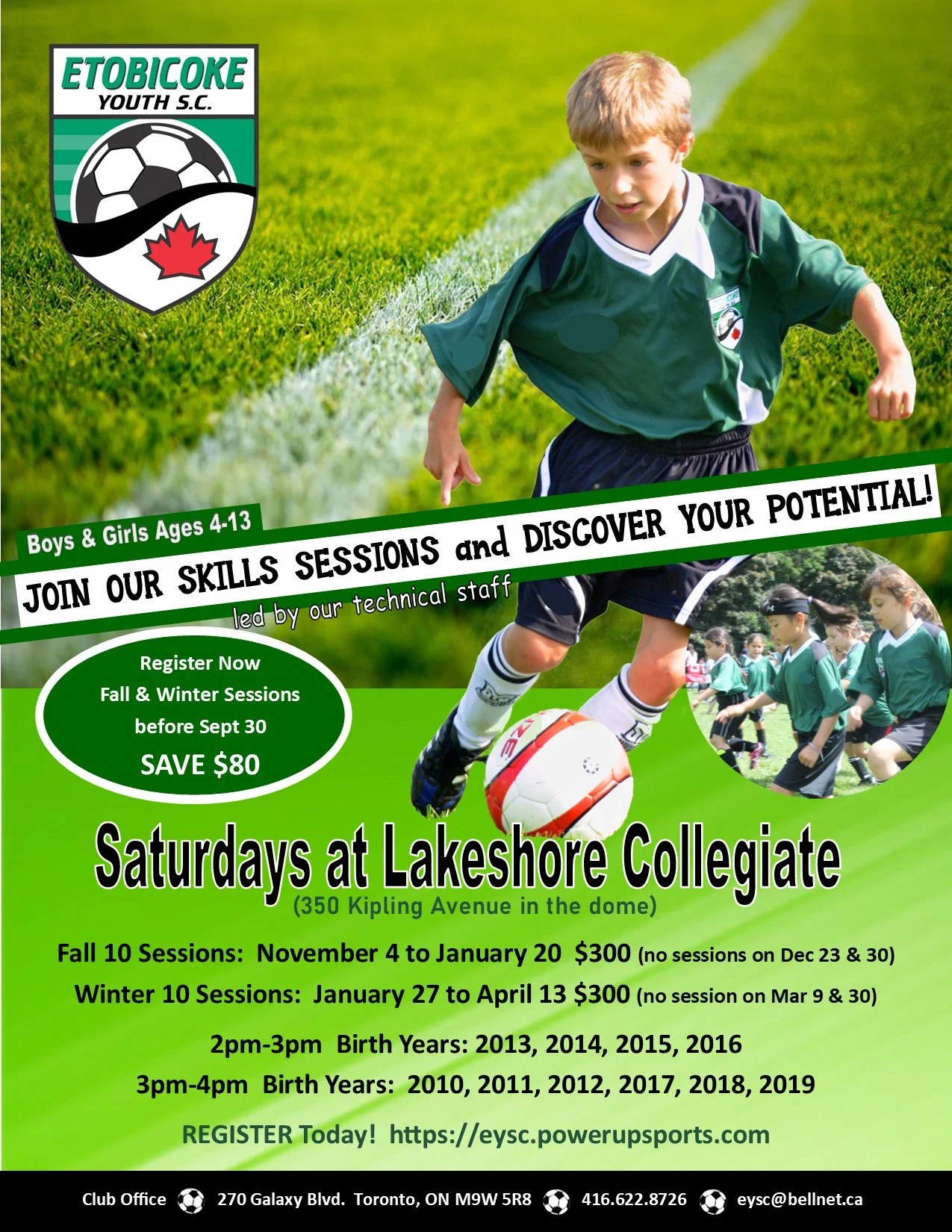 Indoor Skills (fall & winter) — Etobicoke Youth Soccer Club