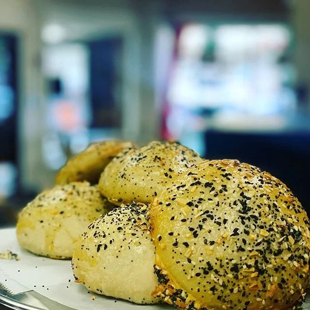 We still have Stuffed Bagels! #blackbirdsweets #busylittleblackbirds #stuffedbagels #everythingisbetterwithbacon