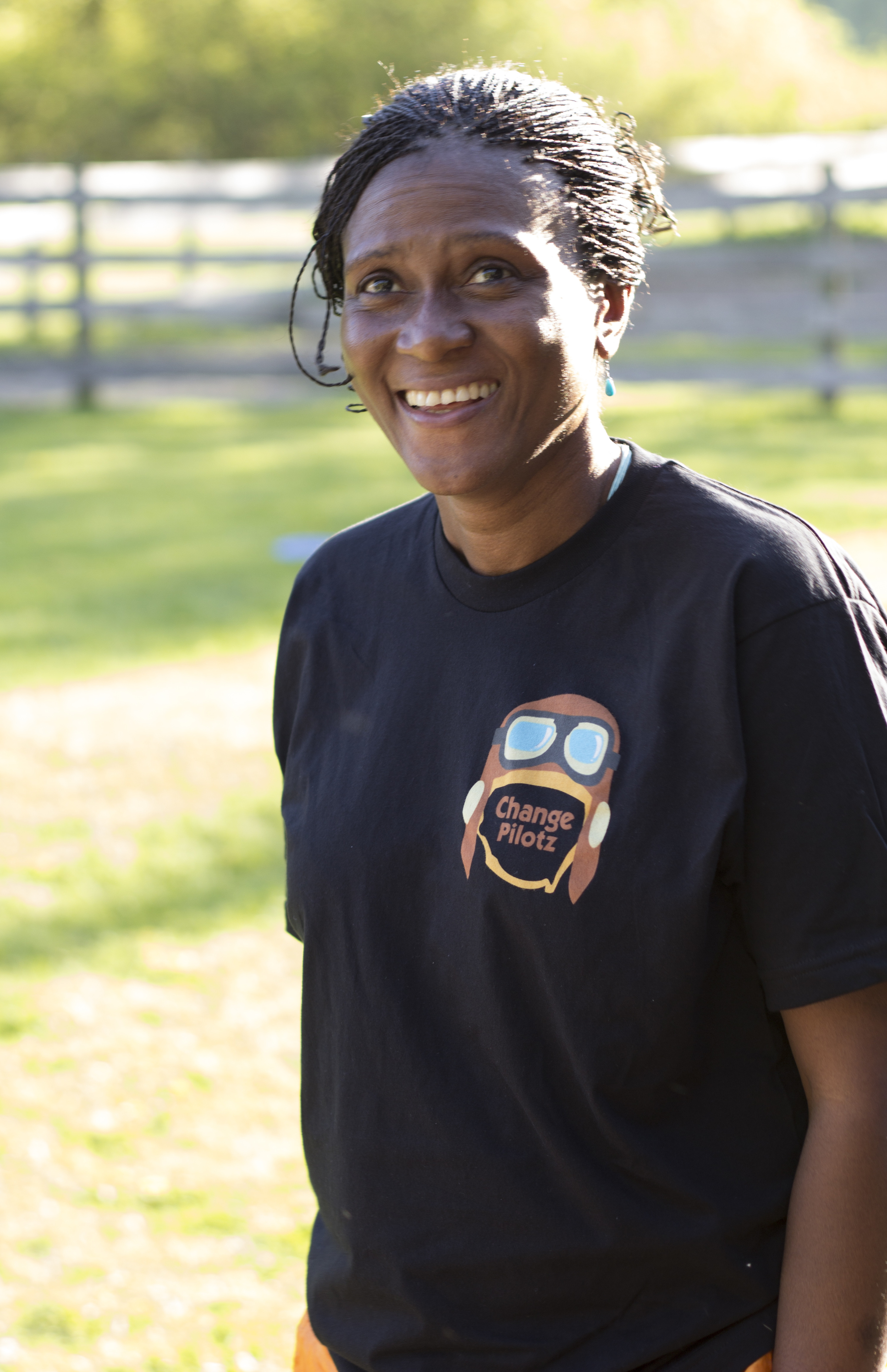 Esther Kanu while visiting British Columbia, Canada