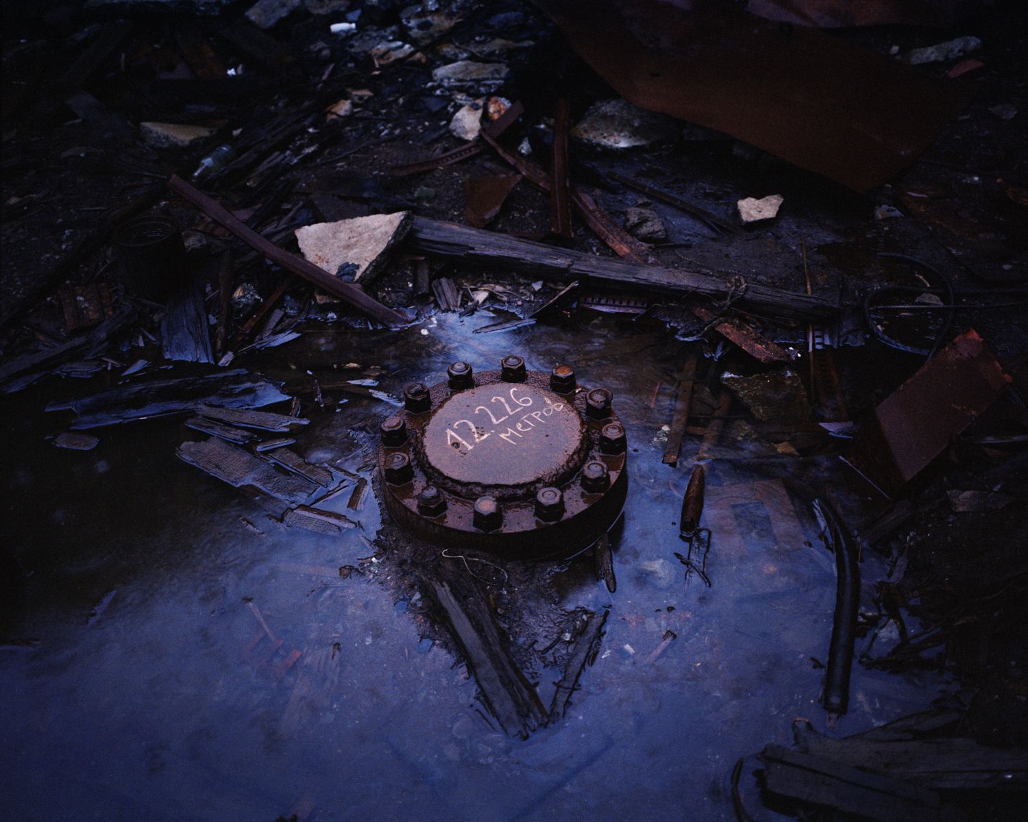 The Kola Superdeep Borehole, nearly forgotten. When Alexey Yurenev first visited the site in 2016, its depth in meters—12,262—was mislabeled on its cap.