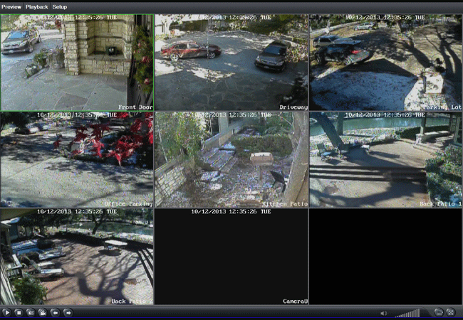7 Channel Residential Security Camera System