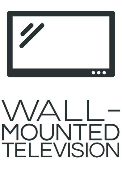 Wall mounted TV