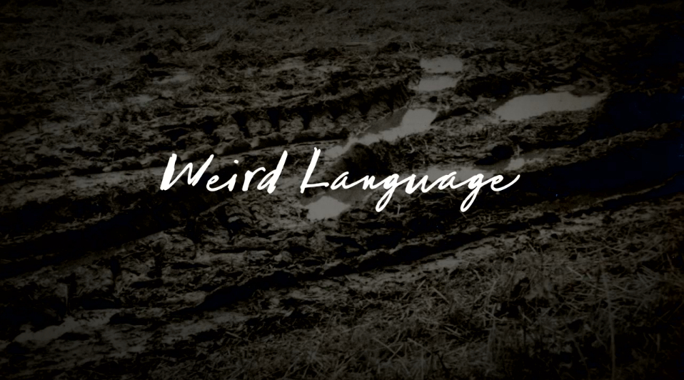 Copy of 'Weird Language'